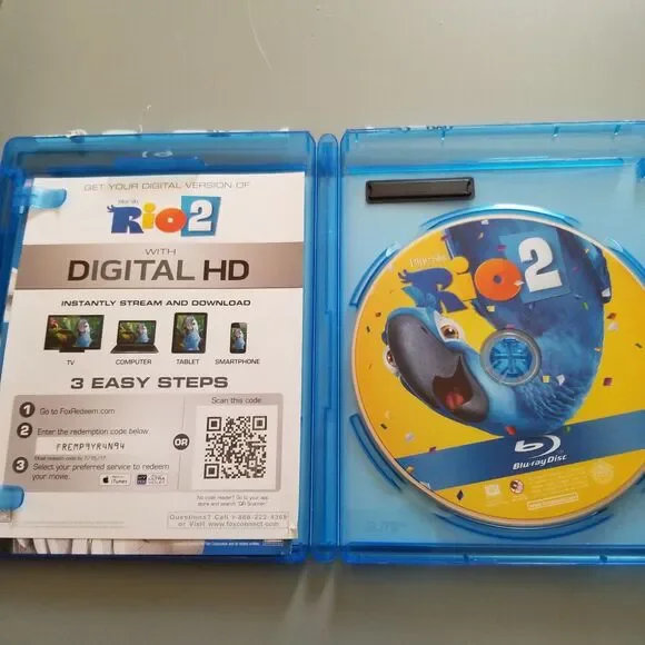 Rio 2 movie blu ray disc - Picture 5 of 7